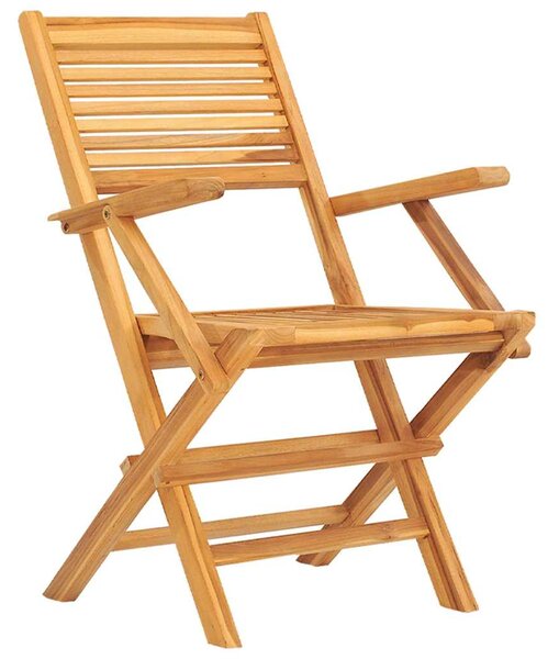 Skládací židle 8 ks 55x62x90 cm masivní teak 3155069