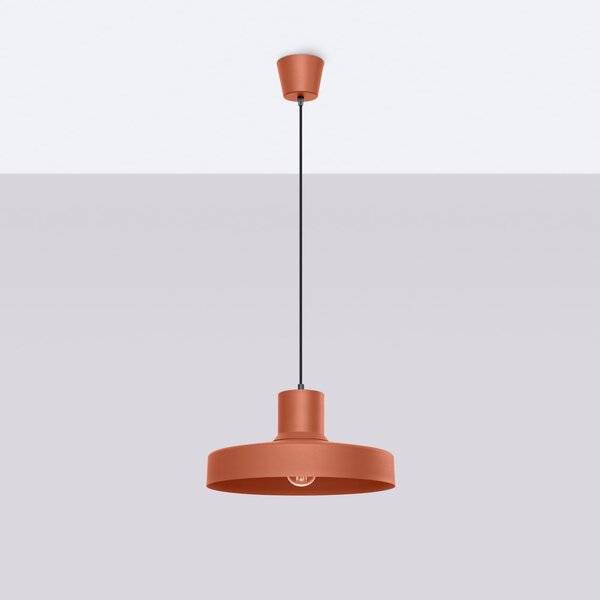 Sollux Lighting Bilo závěsné svítidlo 1x15 W červená SL.1706