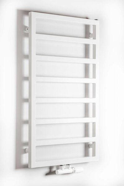 Luxrad Atria koupelnový radiátor designově 87x50 cm bílá ATR87050009003ZDC