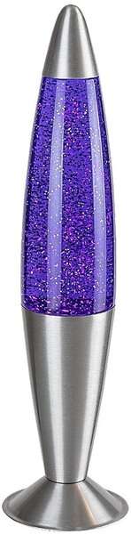 Rabalux Glitter2 stolní lampa 1x25 W průhledná-fialová-stříbrná 76115