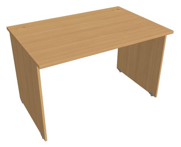 Stůl pracovní rovný 120 cm - Hobis Gate GS 1200 Dekor stolové desky: buk, Dekor lamino podnože: buk