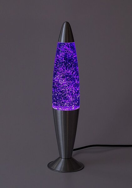 Rabalux Glitter2 stolní lampa 1x25 W průhledná-fialová-stříbrná 76115