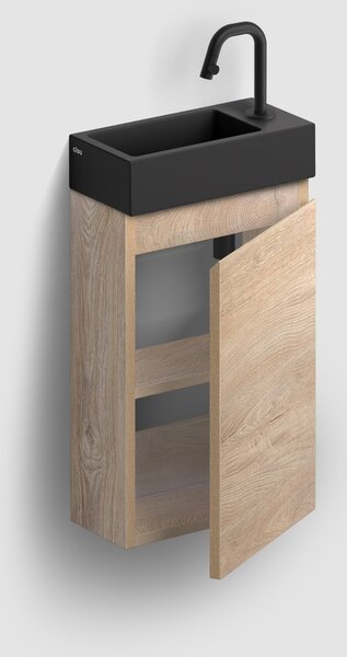 Clou Flush skříňka 36x18x55 cm pod umyvadlo závěsná dub IB/07.16.7036.63