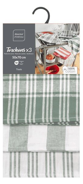 Bavlněné utěrky v sadě 3 ks 50x70 cm Bayado – douceur d'intérieur