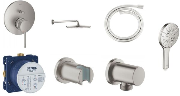 Sada hlavová sprcha Grohe Rainshower 26066DC0, vanová baterie Grohe Essence 24058DC1, 26574DC0, 27057DC0, 35600000, 27074DC0, 28362DC1