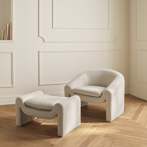 -25 % Dny MOMENTI– Bolia Tmavě hnědá bouclé podnožka Mielo 83 x 52 cm