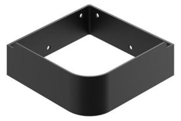 Ravak Yard konzole pro umvyadlo 22.1x22.1 cm čtvercový černá matný X01779
