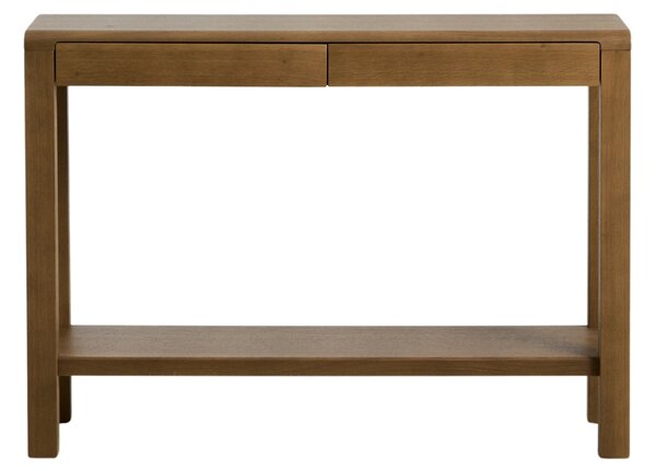 Kave Home Dubový toaletní stolek Arelida 112 x 35 cm