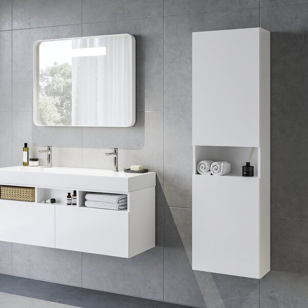 Ravak Natural skříňka 45x26x160 cm boční závěsná bílá X000001789