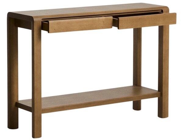 Kave Home Dubový toaletní stolek Arelida 112 x 35 cm