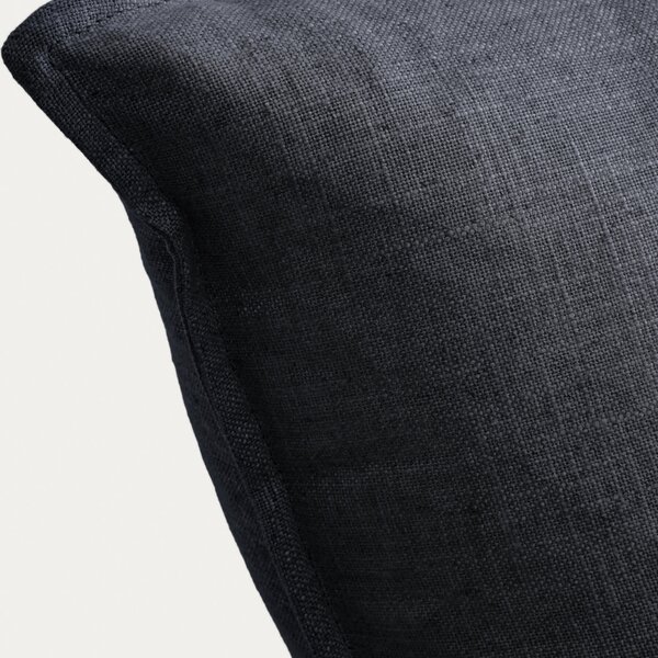 Kave Home Tmavě šedé křeslo Anarela 90 cm s odnímatelným potahem