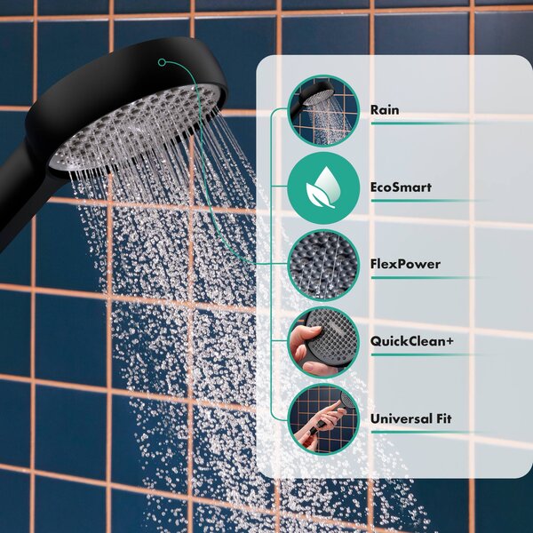 Hansgrohe Activera S sprchová hlavice černá 28031670