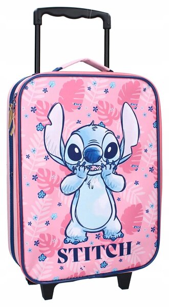Dětský kufřík Lilo & Stitch Vadobag 15 l modrý, růžový