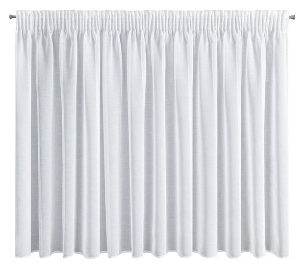 ZÁCLONA NA PÁSCE LANA 350X150 CM BÍLÁ
