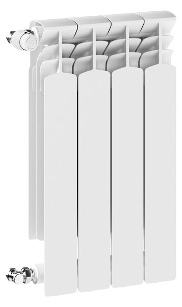 KFA Armatura G600F pokojový radiátor 67.2x32.2 cm podłączenie boční bílá 772-040-44