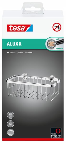 Koupelnový košík Tesa Aluxx 40201-00000-00 25x2,9x12,5 cm