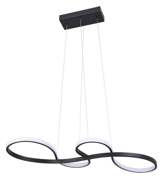 LED Lustr na lanku SALSA LED/38W/230V 4000K černá