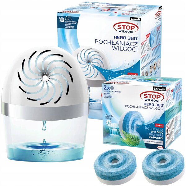 Ceresit Aero 360 pohlcovač vlhkosti bílý + náplně