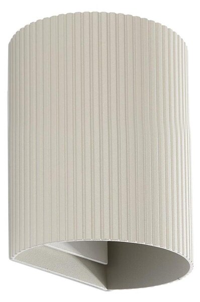 FARO 40528 - Nástěnné svítidlo SOLE 1xGU10/8W/230V šedá vroubkovaná kulatý
