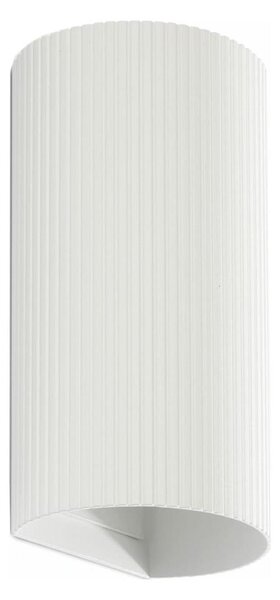 FARO 40542 - Nástěnné svítidlo SOLE 2xGU10/8W/230V bílá vroubkovaná kulatý