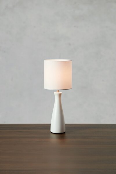 Markslöjd Birillo stolní lampa 1x60 W bílá 108904
