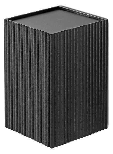 FARO 40535 - Nástěnné svítidlo SOLE 1xGU10/8W/230V černá vroubkovaná hranatý
