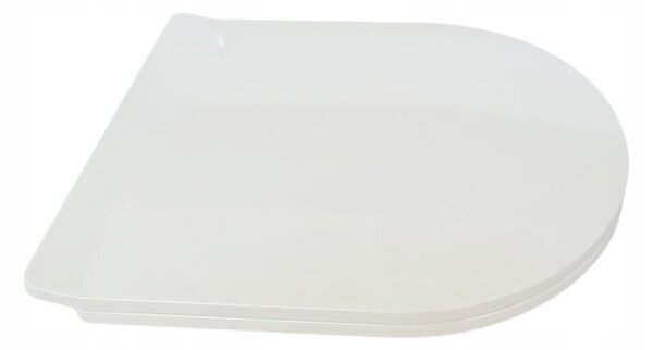 WC prkénko Omnires Ottawa duroplast s pomalým sklápěním 43x36 cm bílé
