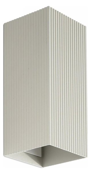 FARO 40567 - Nástěnné svítidlo SOLE 2xGU10/8W/230V šedá vroubkovaná hranatý