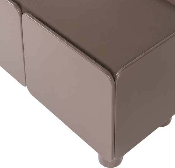 -25 % Dny MOMENTI– WOOOD Světle hnědý dřevěný TV stolek Root 200 x 45 cm