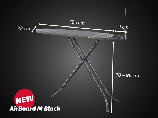 Žehlicí prkno 120x38 cm Air Board M – LEIFHEIT