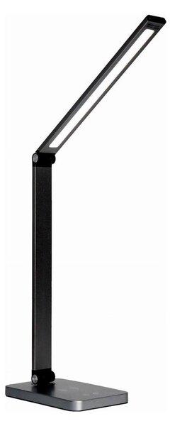 LED Stolní lampa s bezdrátovou nabíječkou LED/10W/230V černá