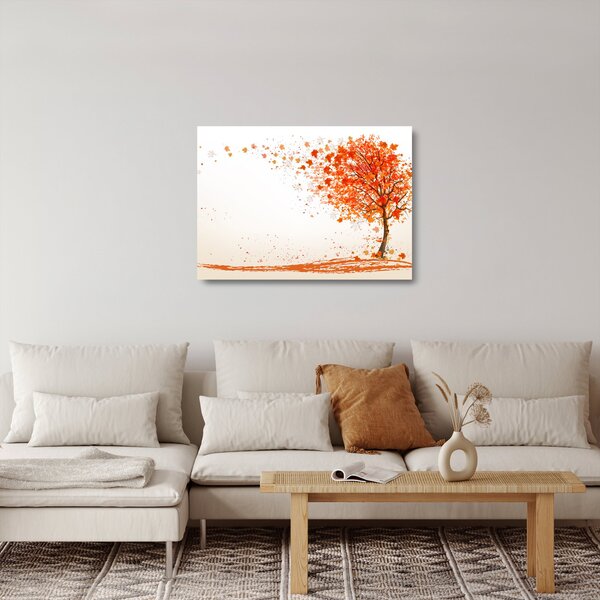 Skleněný obraz - Strom ve větru (70x50 cm)