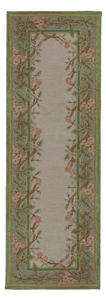 Ručně tkaný vlněný běhoun 80x300 cm Verona Floral – Flair Rugs
