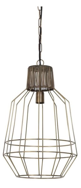 Závěsné světlo Haidey antik bronz - Ø34*55 cm - Light & Living