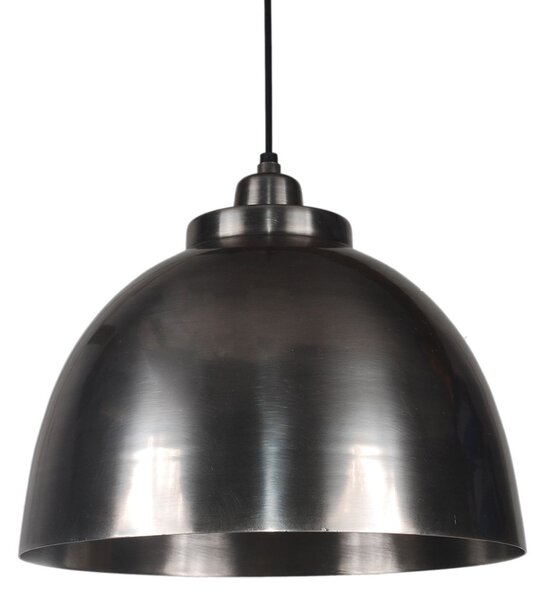 Kovové závěsné kovové světlo Capri antik stříbrná - Ø 32*22 cm - Collectione