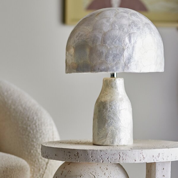 Bílá stolní lampa Bloomingville Adria 43 cm