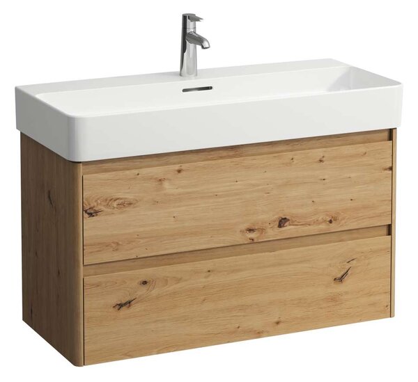 Laufen Base 2.0 skříňka 92x40x51.5 cm pod umyvadlo závěsná dub H4114121082671