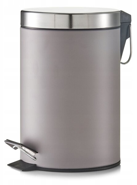 Zeller, Koupelnový koš, 3L, šedý