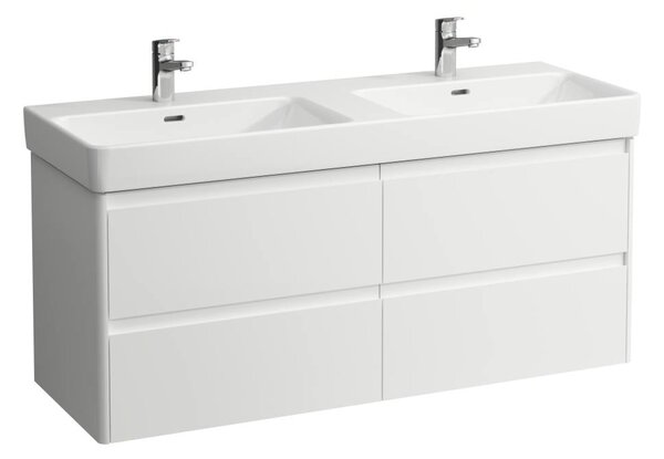 Laufen Base 2.0 skříňka 127x44.5x51.5 cm pod umyvadlo závěsná bílá H4113341082601