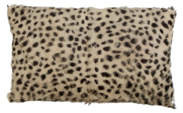 Obdélníkový polštář Leopard z kozí kůže - 50*30*10cm - Mars & More