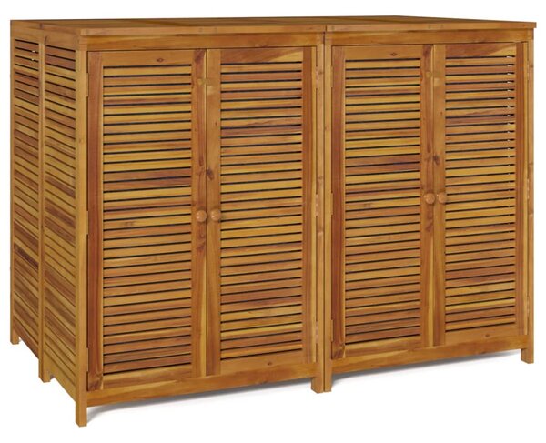Zahradní úložný box 140 x 87 x 104 cm masivní akáciové dřevo 3155242