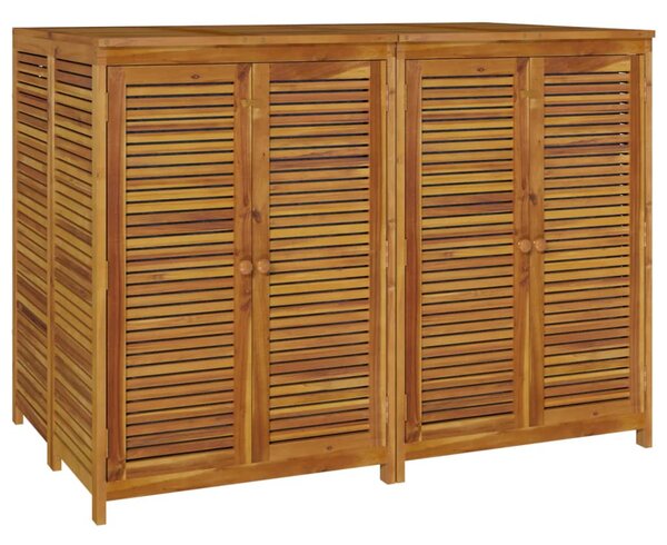 Zahradní úložný box 140 x 87 x 104 cm masivní akáciové dřevo 3155242