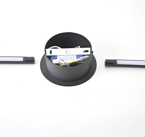 Brilagi - LED Nástěnné svítidlo LUGO DUE LED/9W/230V černá