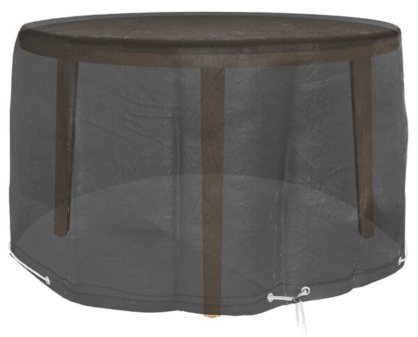 Plachty na zahradní nábytek 2 ks 6 oček Ø 125 x 75 cm kulaté 3155343