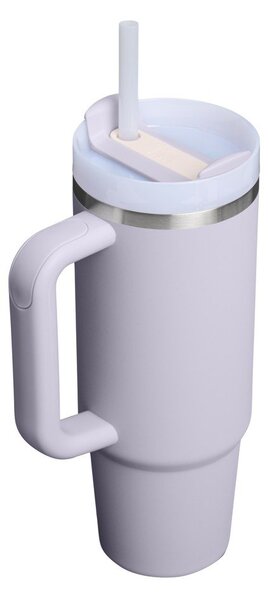 Termoska s brčkem z nerezové oceli v levandulové barvě 890 ml Quencher H2.O FlowState™ Tumbler Purple Dust – Stanley