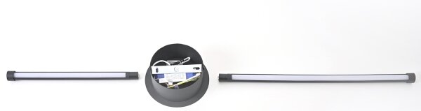 Brilagi - LED Nástěnné svítidlo LUGO DUE LED/9W/230V černá