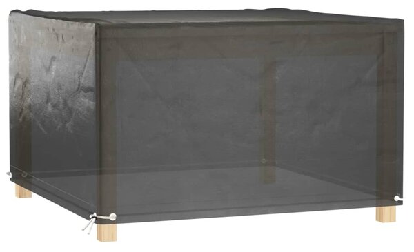 Plachty na zahradní nábytek 2 ks s 8 očky 132x132x80 cm čtverec 3155344