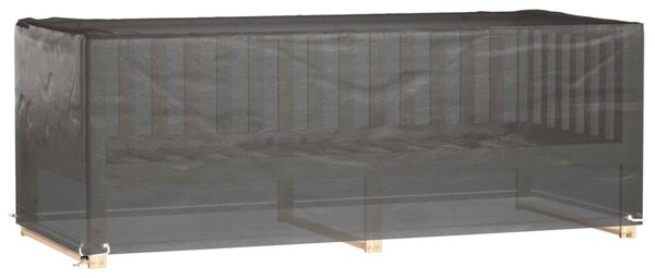 Plachty na zahradní nábytek 2 ks s 8 očky 192x82x65 cm obdélník 3155349