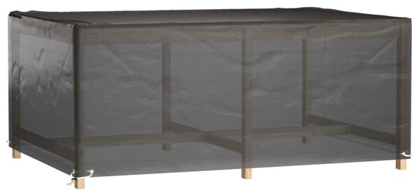Plachty na zahradní nábytek 2 ks s 8 očky 180x122x75cm obdélník 3155347
