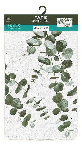 Bílý/zelený koberec 45x75 cm Stevia – douceur d'intérieur